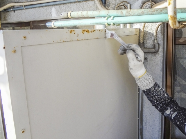 防錆作業の写真